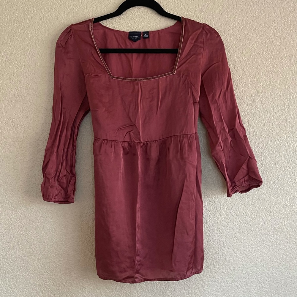 Sonoma Silk Blouse w/ Tie
